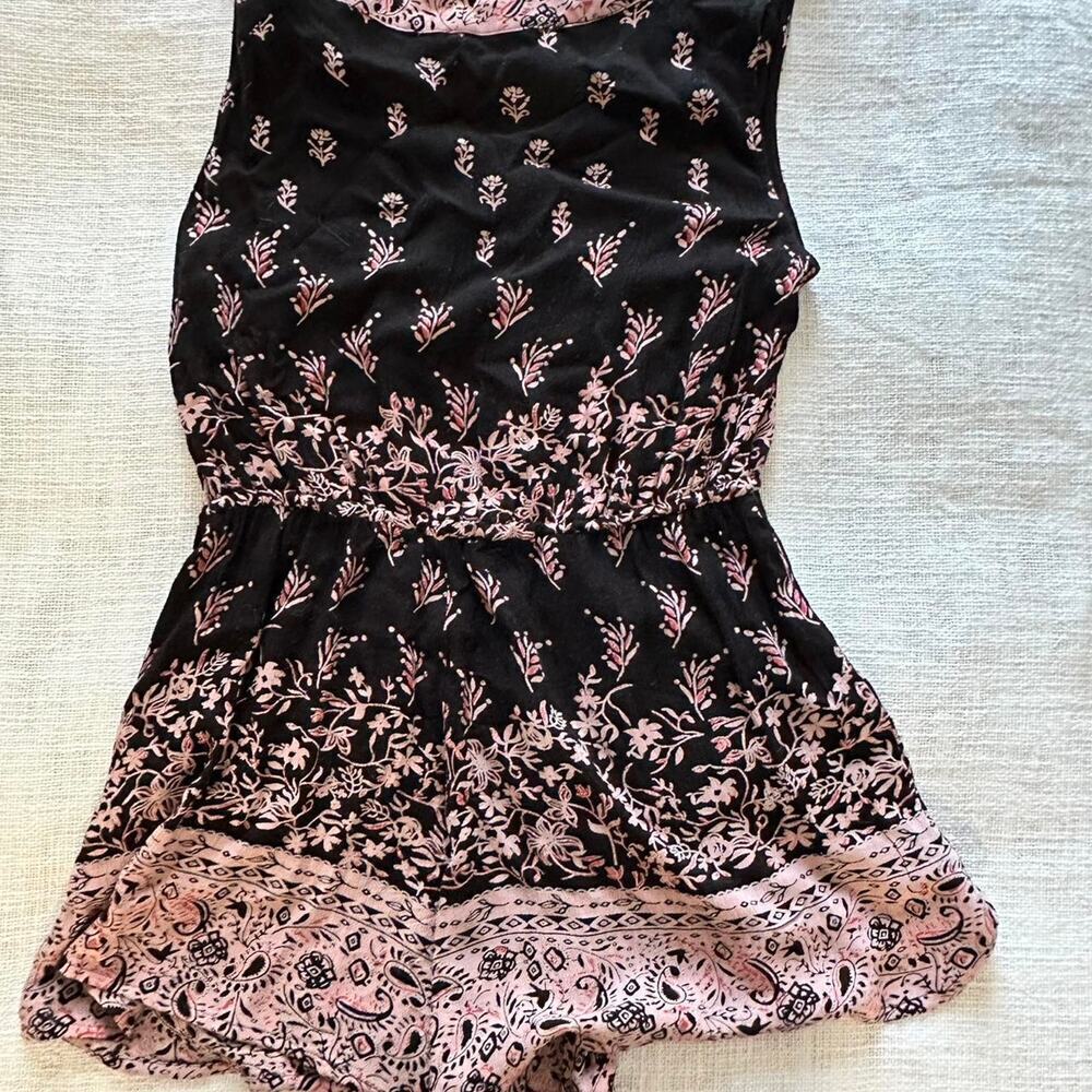 Ecote Urban Outfitters Magdalena Floral Printed Romper Dress - Picture 4 of 5